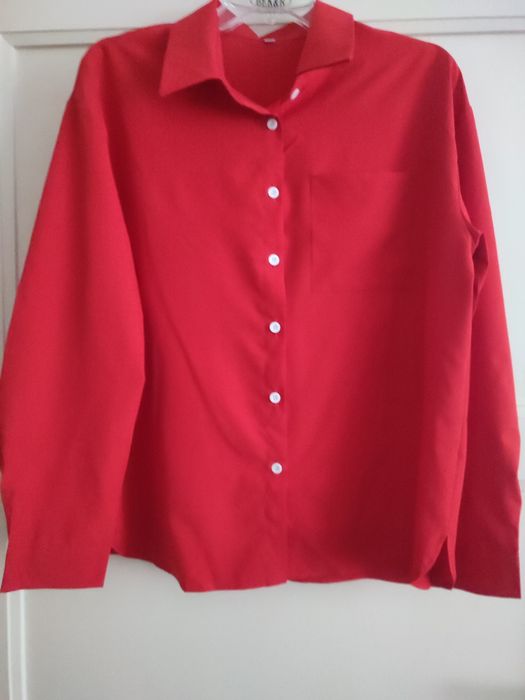 Bluzka koszulowa damska. Rozmiar L