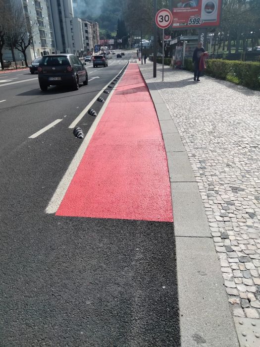 Construção civil / pavimentação / marcação pintura de pavimentos