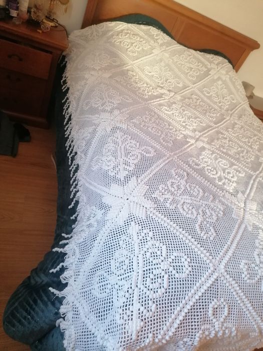 Colcha casal feita à mão