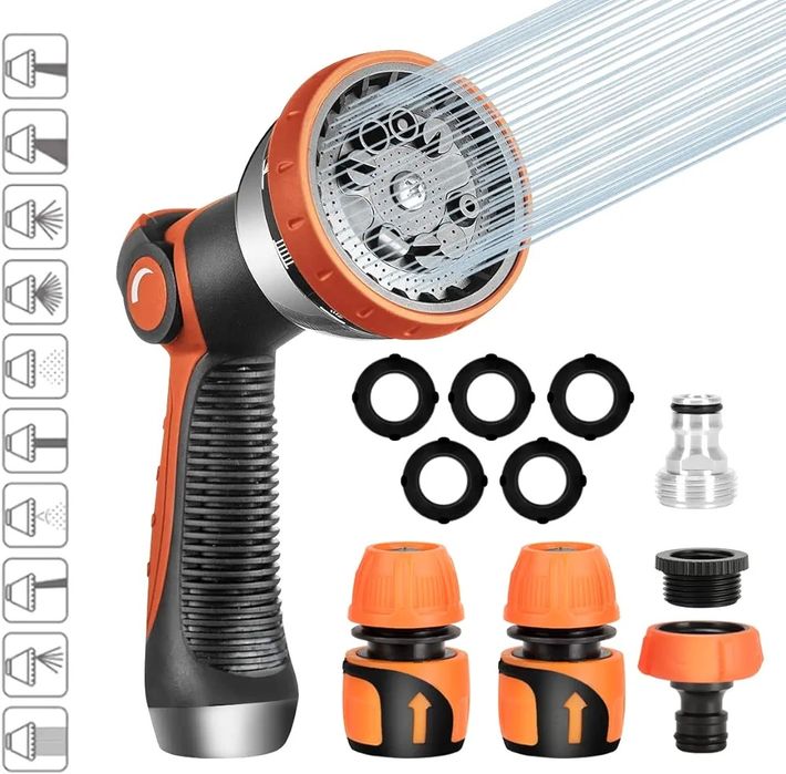 Rączka Ogrodowa Pistolet Ogrodowy Opryskiwacz Ręczny Metalowy