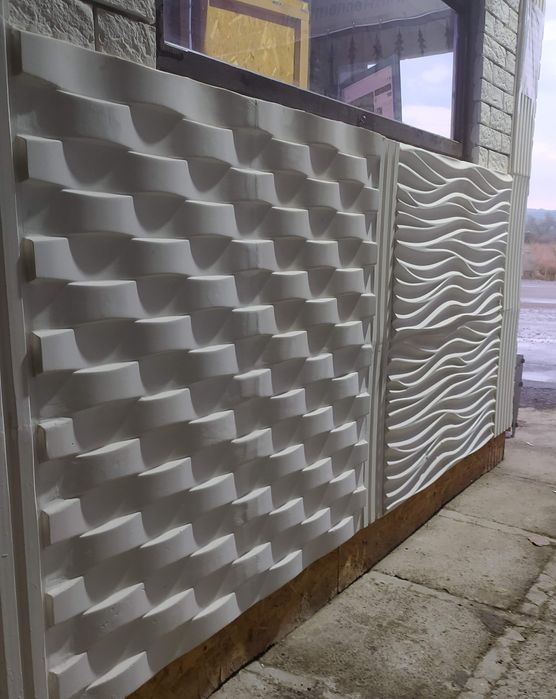 Поліуретанові форми для гіпсу. 3D панель.