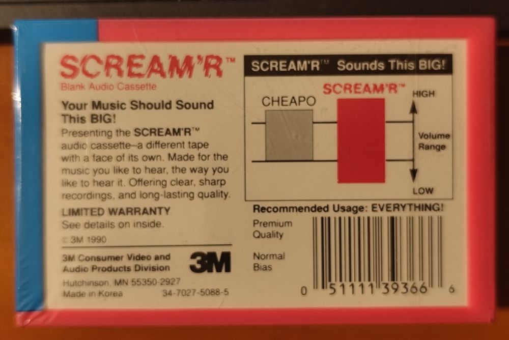 Nowe kasety Scotch SCREAM'R' 45