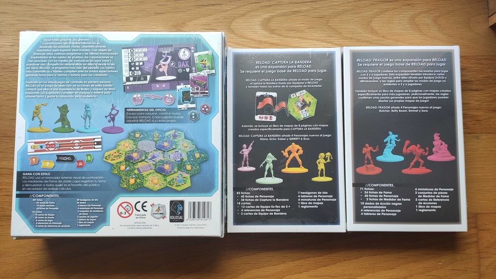 Reload + exps. Captura la bandera y Fragor