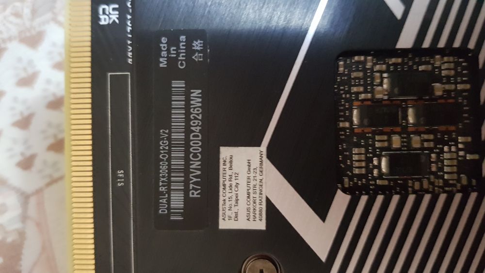 Відеокарта Asus Dual V2 OC Edition RTX 3060 12Gb