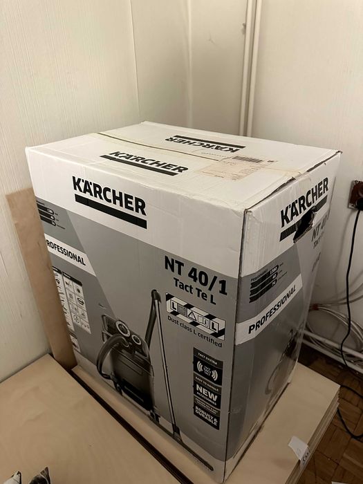 Karcher NT 40/1 Tact Te L nowy, zapakowany odkurzacz profesjonalny
