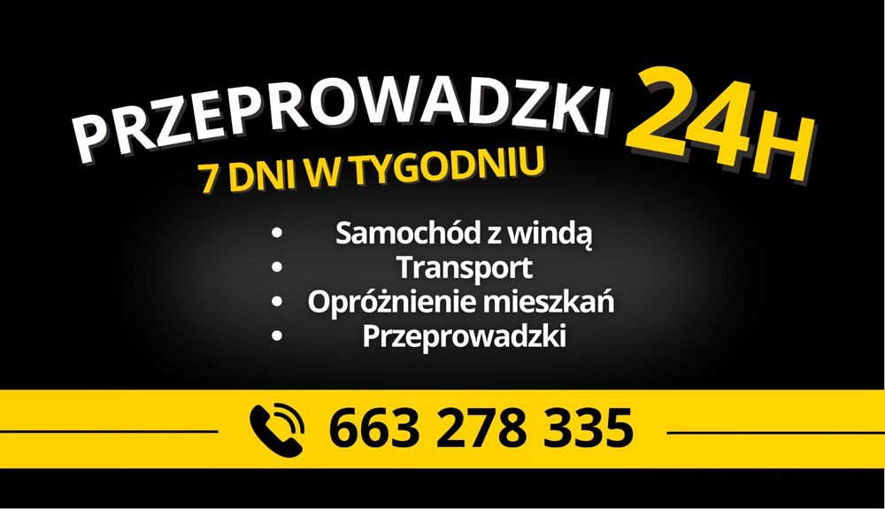 CZĘSTOCHOWA Przeprowadzki  /Transport / Czyszczenie Mieszkań