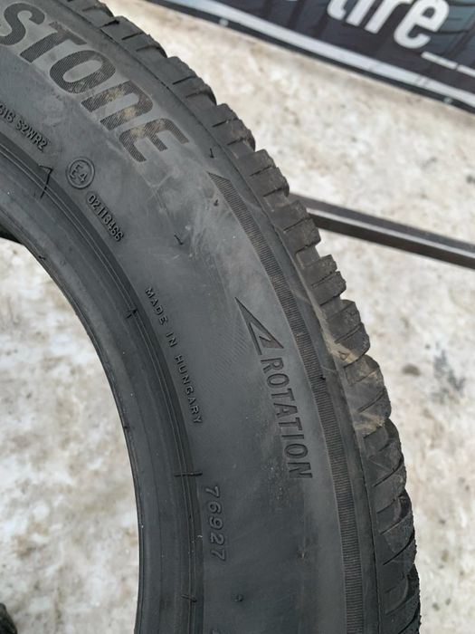 Шини 215/55 R16 Bridgestone  пара зима  7 мм