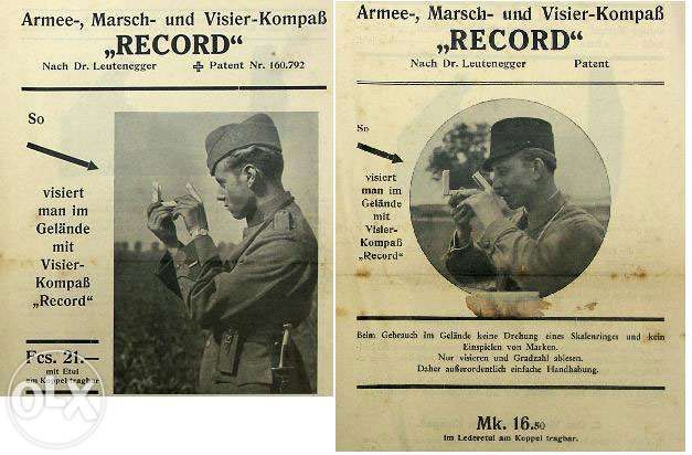 Bússola Militar Alemã (1933) - Rara