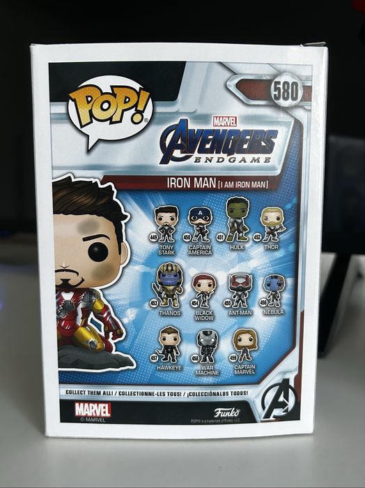 Funko pop Marvel Avengers Endgame, Iron man 580 (I am Iron Man)