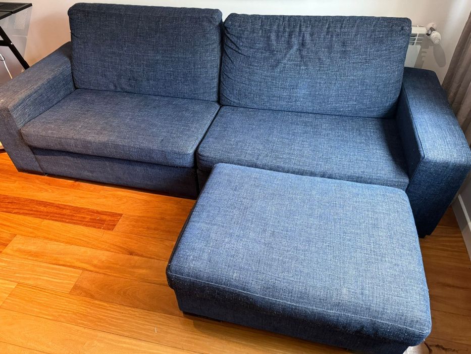 Sofá Azul 2m chaise lounge