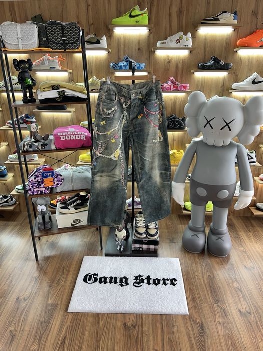 ‼️Знижка‼️Джинси Acne Studios Candy Chain Print