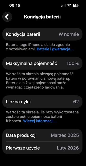iPhone 15 128gb Pink, bateria100%. Stan Idealny