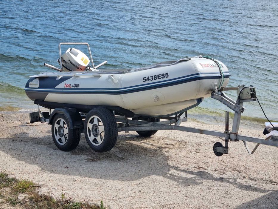 Barco Pneumatico Honda Honwave 3.2 + Motor 4T + Palamenta completa