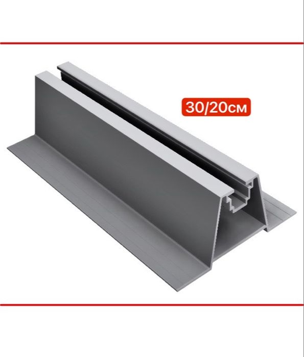 Кріплення для сонячних панелей для 1Х панелі безпрофільна система