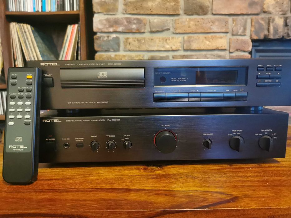 Rotel RA 930BX + Rotel RCD 965 BX. Bardzo dobry stan.