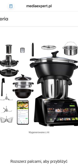Wielofunkcyjny robot kuchenny ICOOOK MRK-48 (WiFi) z wagą i funkcją gotowania