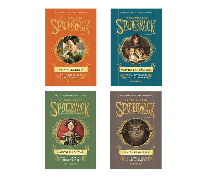 As Crónicas de Spiderwick 1, 3, 4 e 5