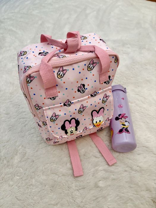 Kit Mochila + Garrafa Minnie Disney