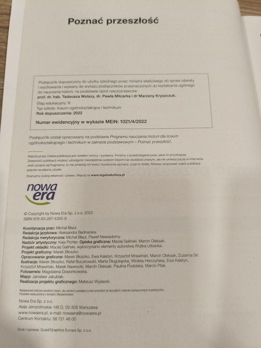 Poznać przeszłość 4 podrecznik