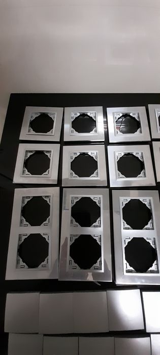 Espelho e teclas interruptor efapel