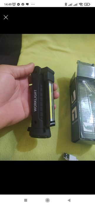 Lanterna Led recarregável nova