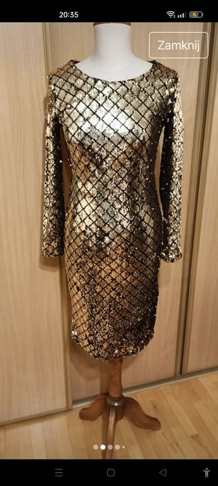 Nowa sukienka cekinowa