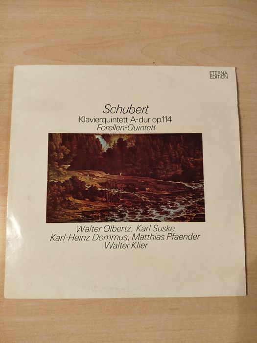 Schubert Klavierquintett A-dur op. 114 Forellen-Quintett płyta winylow