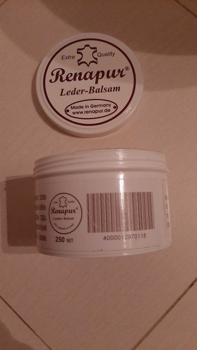 Німецький бальзам "RENAPUR "для взуття та виробів з шкіри та замінника