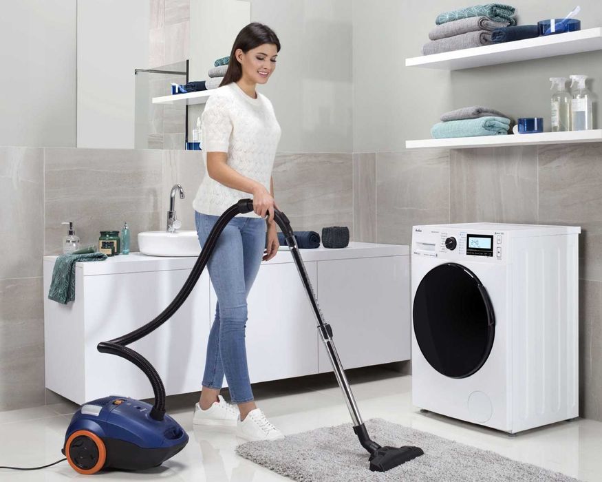 IDEALNY Amica Odkurzacz Workowy 900W Turboszczotka Worek 3L CICHY Nowy