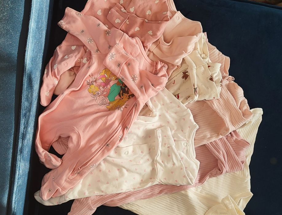 Ubranka dziecięce paczka ubrań rozmiar 50-56