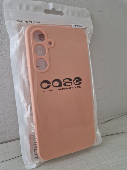 Silicone Lite Case do Samsung Galaxy A35 brzoskwiniowy