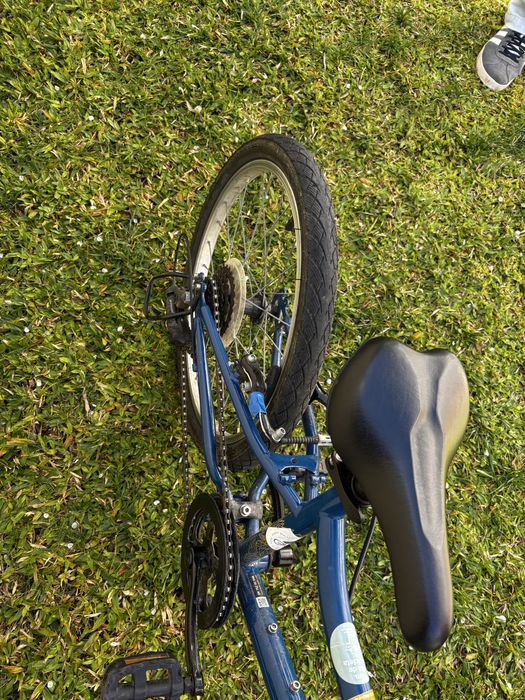 Bicicleta BTWIN híbrida criança riverside 120 20 polegadas 6-9 anos