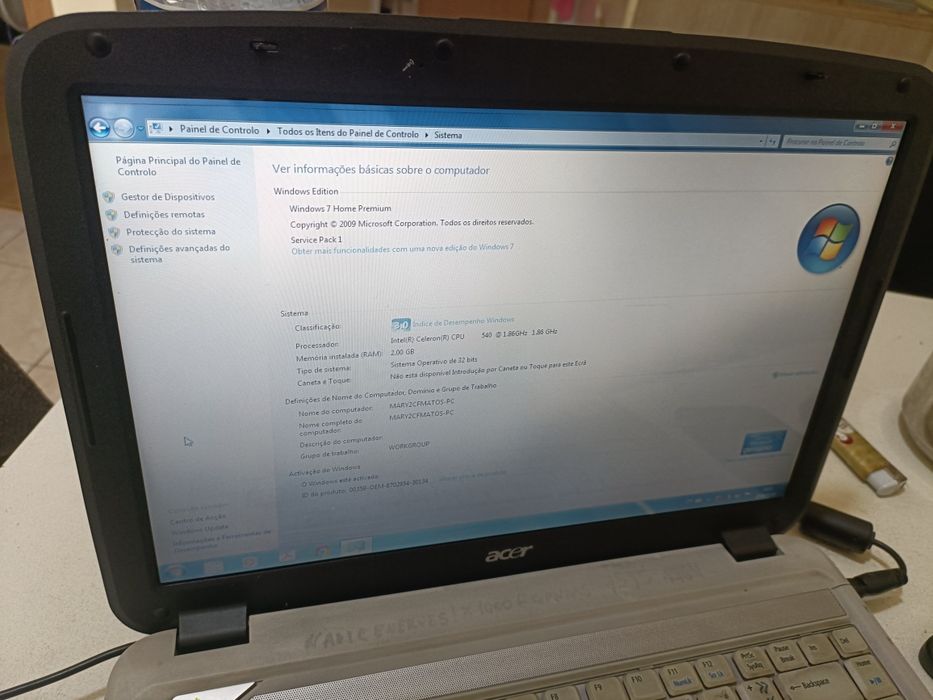 Portátil Acer 4315