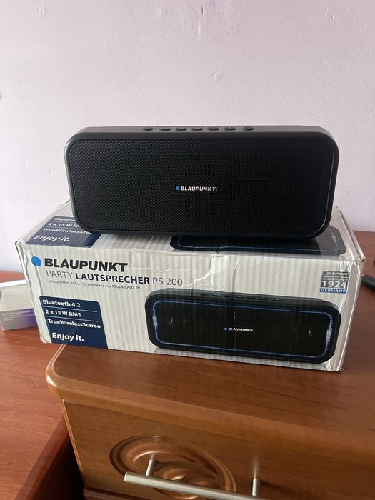 Портативна колонка Blaupunkt PS 200 30W RGB Black не jbl jvc