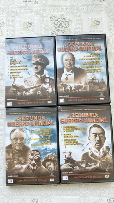 DEZ DVD'S - Segunda Guerra Mundial
