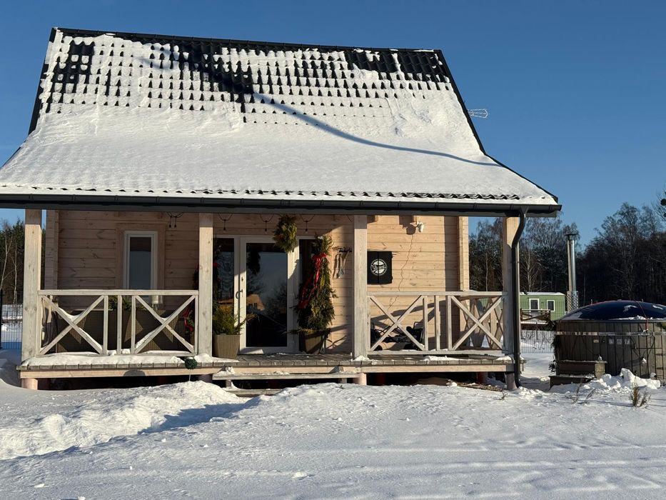 Fuleda Domek całoroczny Fuledzianka MAZURY jacuzzi bania sauna