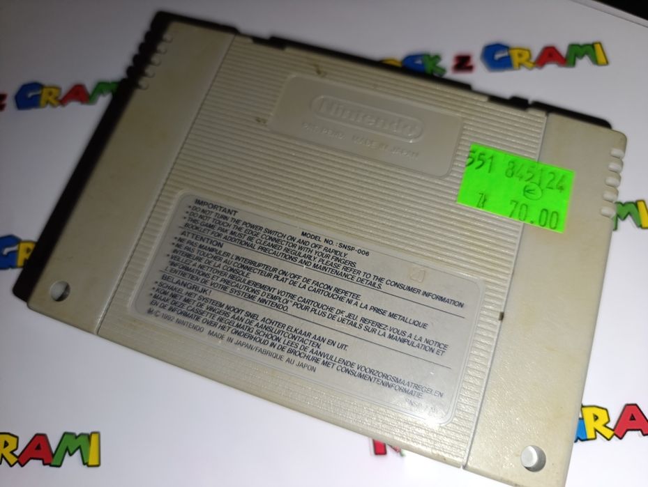 Jurassic Park Super Nintendo SNES po angielsku sklep kioskzgrami