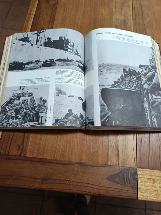 Livro "La seconde guerre mondiale" Larrousse-Paris Match-1966