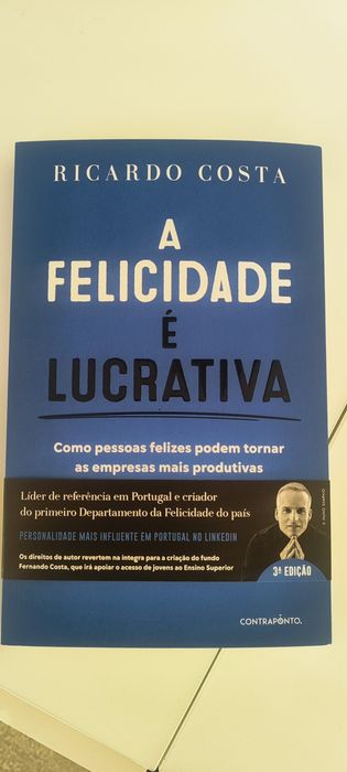 Livro A Felicidade é lucrativa - Ricardo Costa