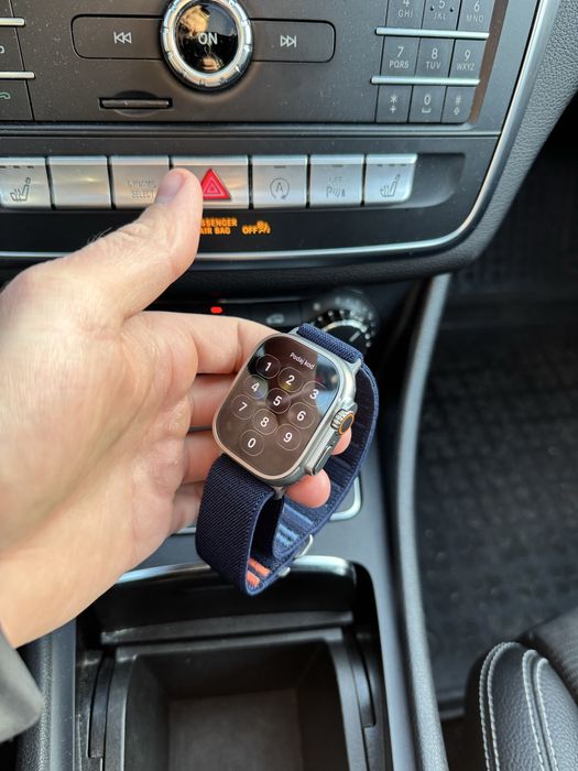 Apple Watch Ultra 2 gen 49 mm Naturalny Tytan Pasek Ocean + case