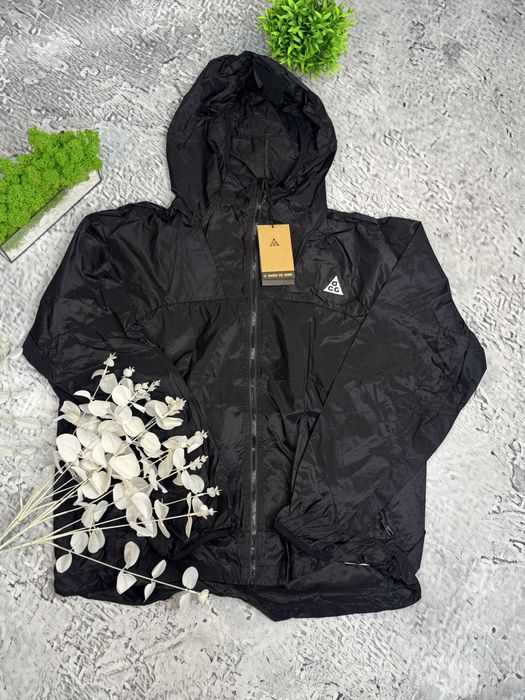 Ветровка Nike ACG черная мужская вітровка чоловіча Найк Асдж