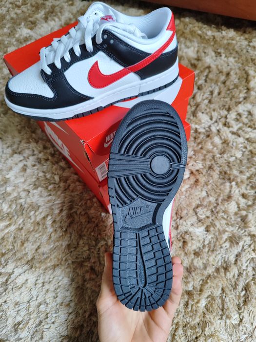 Nike Dunk Low Red Swoosh Panda 38,5