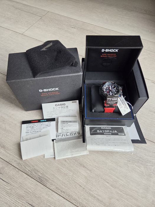 Full Set Bardzo Ładny Casio G-Shock GPW-1000RD-4AJF GravityMaster