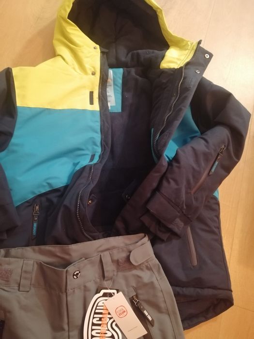 Kurtka narciarska, spodnie narciarskie, 134, nowe