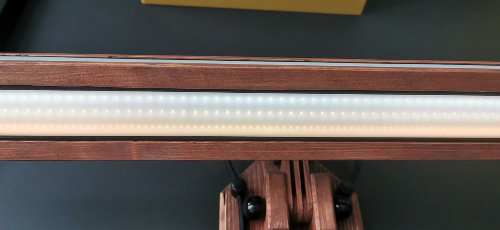 Lampa nad biurko - ręczna robota - idealna do telekonferencji
