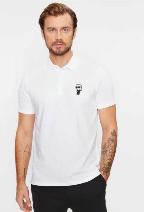 Oryginalna Koszulka Polo Karl Lagerfeld  Rozmiar XL