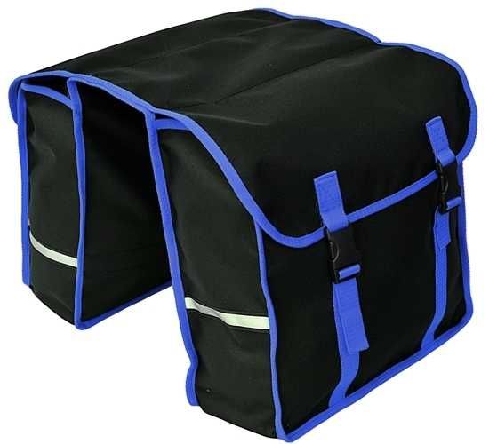 Sakwa na bagażnik, torba rowerowa 2x15L