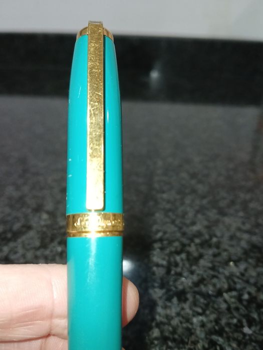 Caneta St Dupont laca chinesa verde