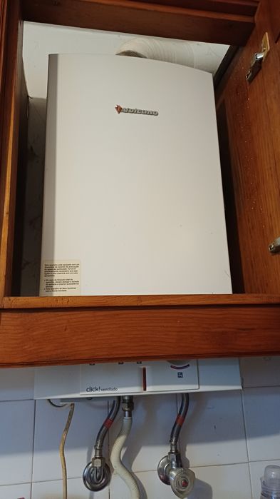 Esquentador Vulcano Click! Ventilado 14 litros