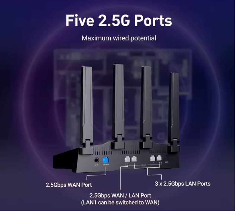 GL.iNet Flint 3 BE9300 WIFI 7